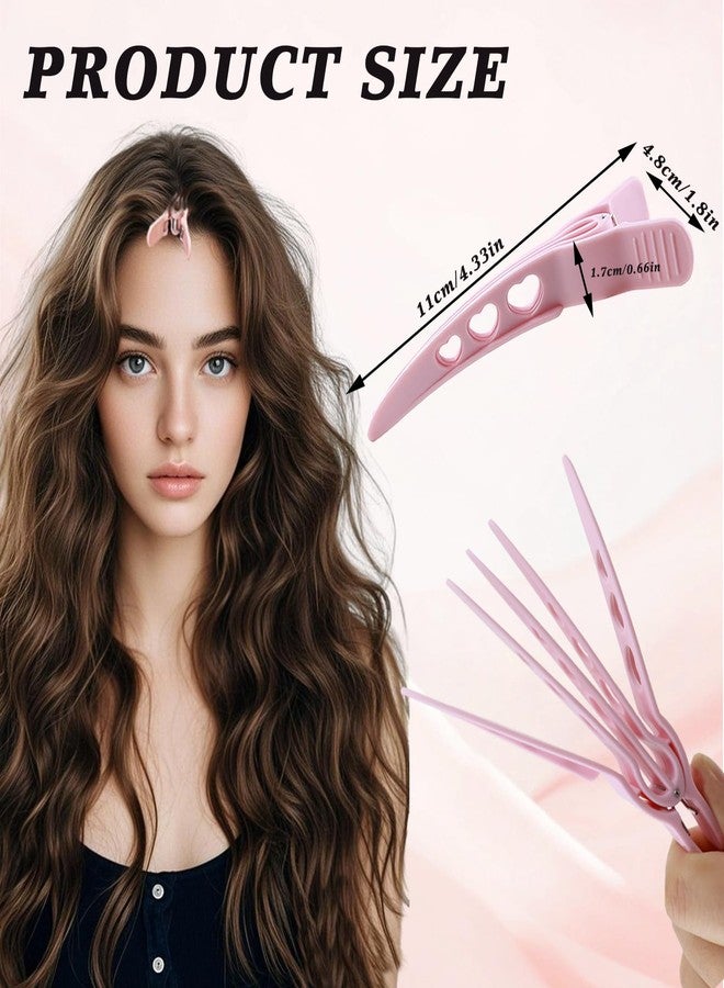 Foaryoer Hair Volume Clip,4 Pcs Volumizing Hair Clips for Women,Root Lifting Volume Booster Tool for Fluffy Bangs,No Crease Hair Root Lifting Clips for Natural (Pink) - Image 2
